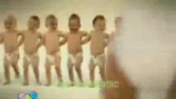 Funny baby dance