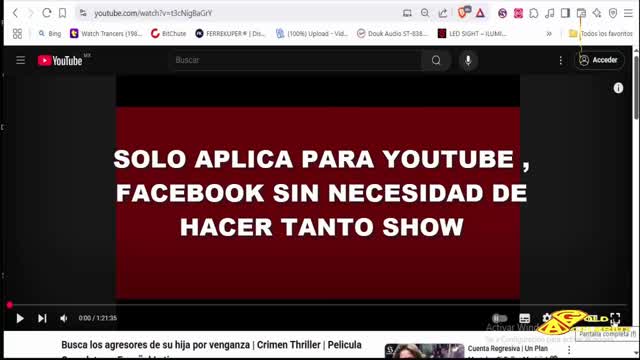 COMO MIRAR @YOUTUBE EN PC, SIN COMERCIALES, @FACEBOOK TAMBIEN, @GOLDACELERIUX