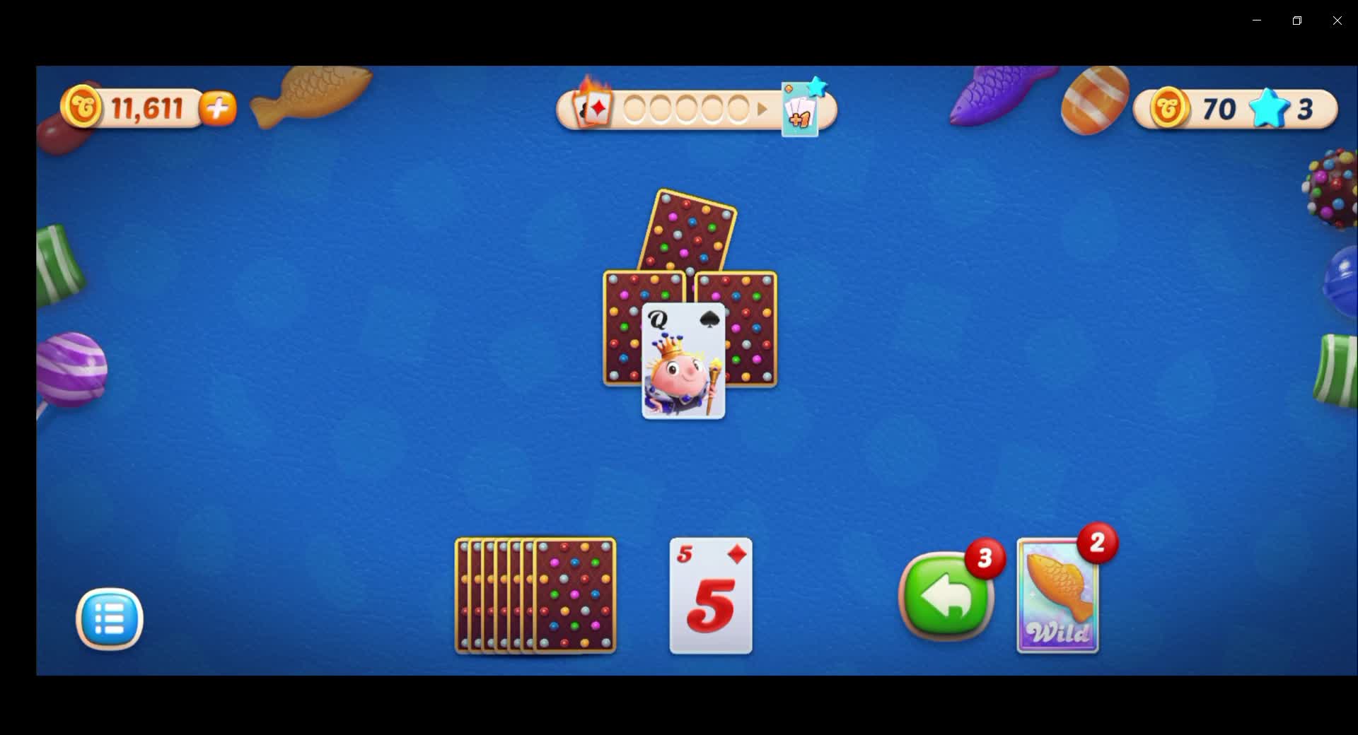 Level 7 Candy Crush Solitaire Chil Play trough