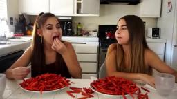 HOT CHEETOS AND TAKIS CHALLENGE