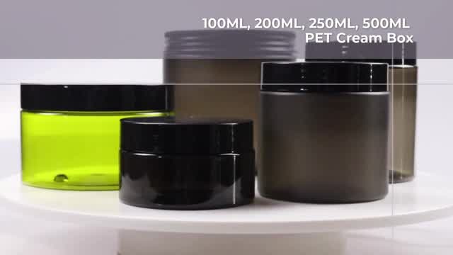 100ML, 200ML, 250ML, 500ML PET Cream Box