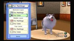 The Sims 2- Pets (PS2) my first family dog