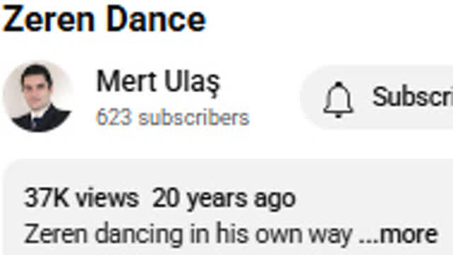youtube türkiyenin ilk videsu şuan 20 yaşinda