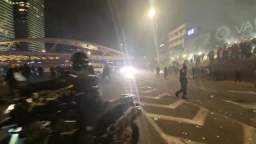 Tel Aviv police use water cannons to disperse anti-judicial reform protesters