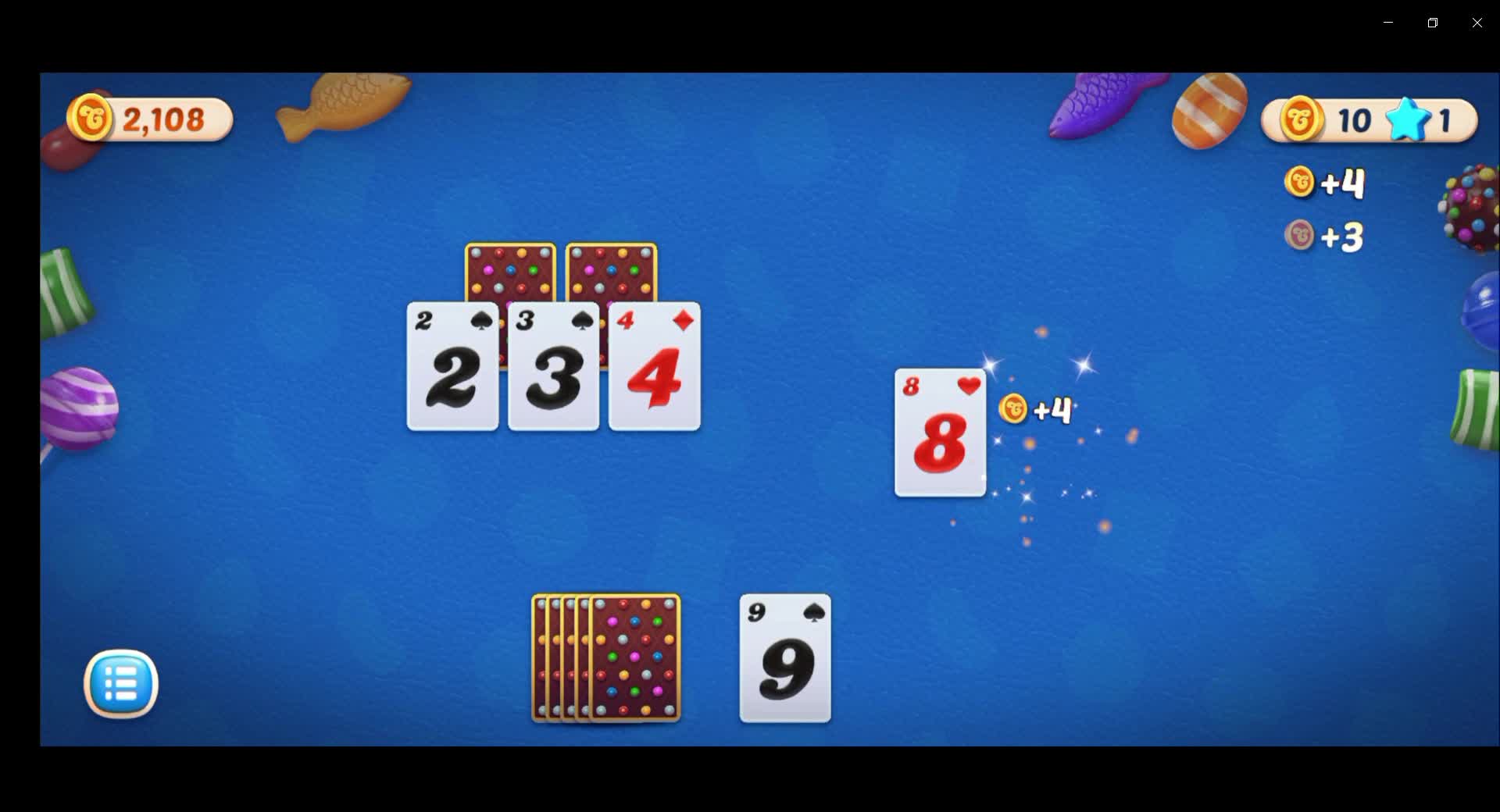 Level 2  Candy Crush Solitaire Chil Play trough