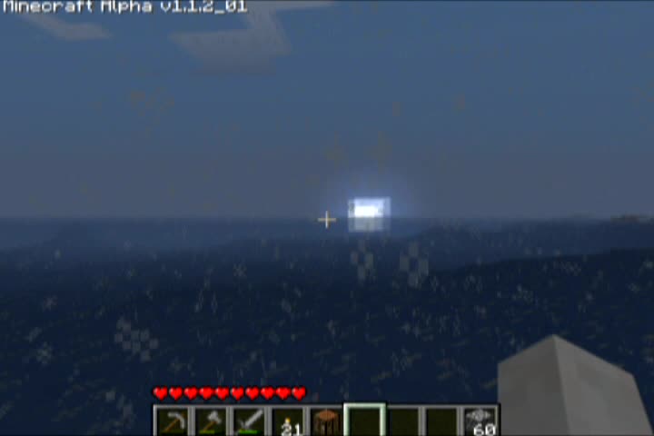 Minecraft alpha snow world