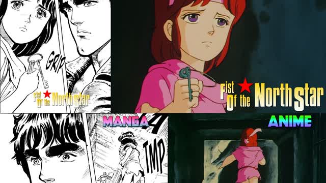 Fist of the North Star (Hokuto No Ken) Lin Frees Kenshiro from Prison (Manga VS Anime Comparisions)