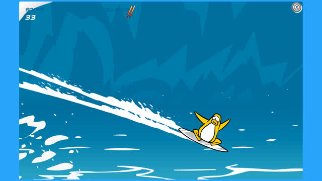 Club Penguin Catchin Waves Gameplay
