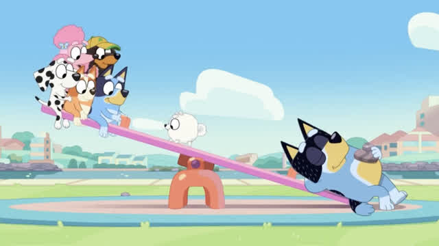 Bluey S2E28 Seesaw