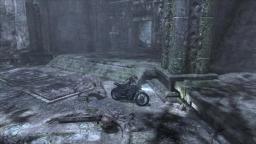 killing spiders with motorcycle in Tomb Raider Underworld