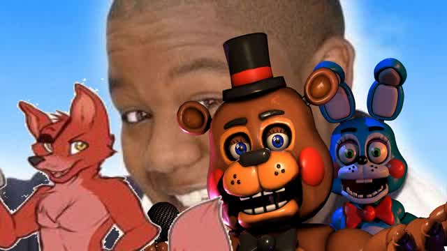 Moxxie is getting gang bang by  Freddie,bonnie and foxy on showers
