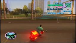 GTA: Vice City - Pizza Delivery - PS2 Gameplay
