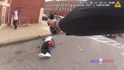 Nigger gets shot by a cop