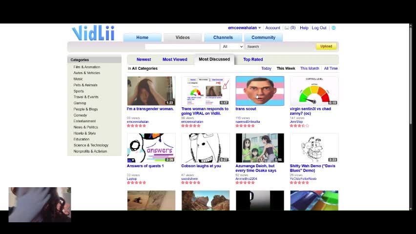 TRANS PEOPLE ARE TAKING OVER VIDLII!!!! PREPARE