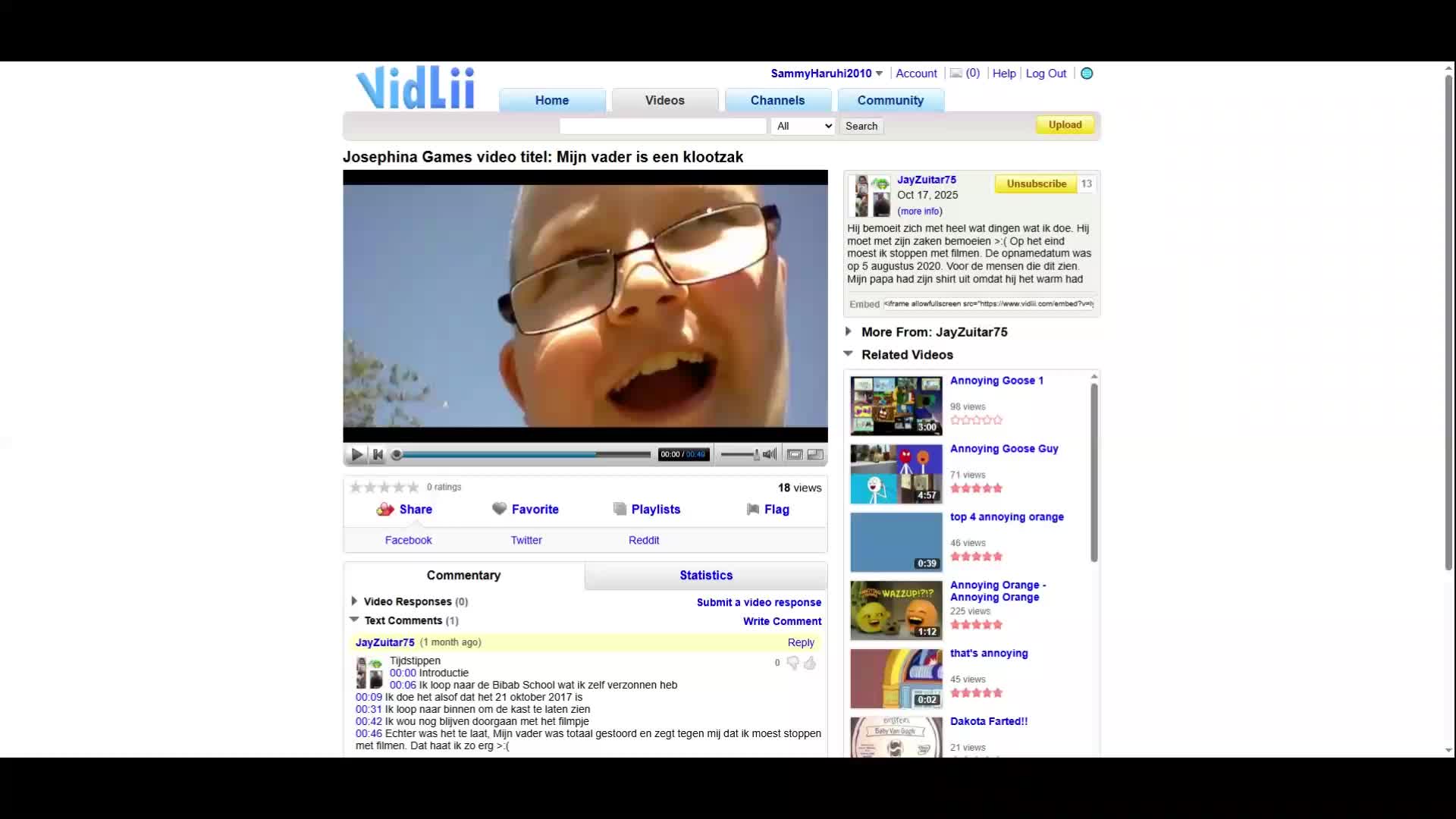 reageren op de videos van Jayden