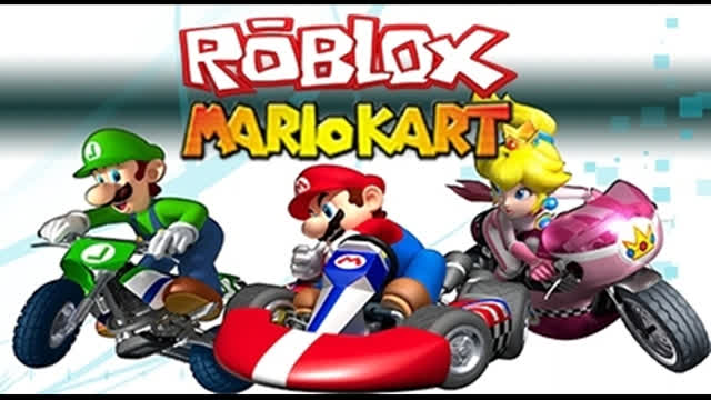 im playing mariokart in roblox !!! (GONE WRONG !)