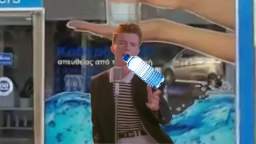Rick Astley Drinks Water