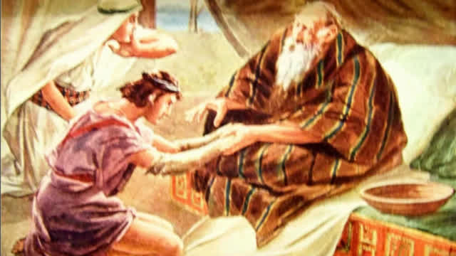 Genesis Chapter 27. Isaac blesses Jacob with Esaus blessing. (SCRIPTURE)