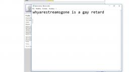 whyarestreamsgone more like gay retard