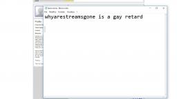 whyarestreamsgone more like gay retard