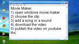 How To Make A Video Using Windows Movie Maker Vidlii