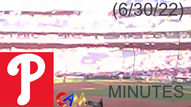 Phillies game Recording in 17 Minutes (2022/06/30)