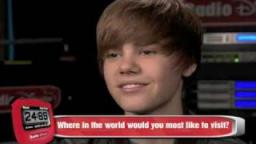 Justin Bieber Rapid Fire Quiz on Radio Disney Total Access