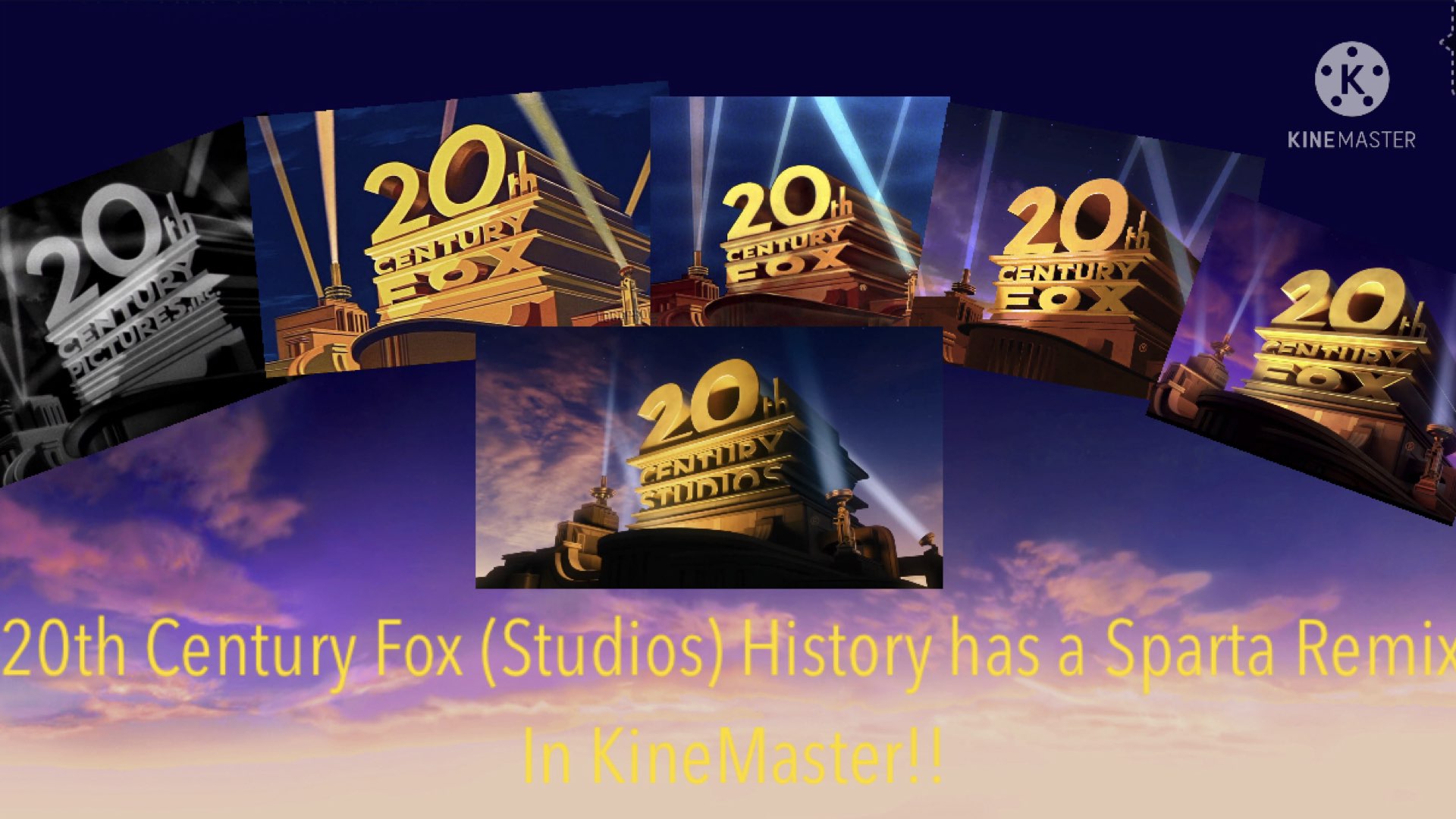 20th Century Fox (Studios) History has a Sparta Remix in KineMaster!!