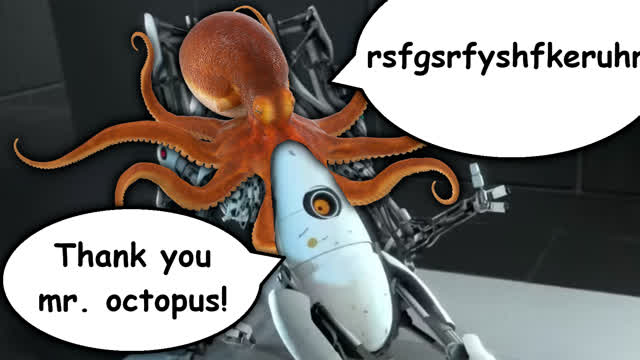 YTP: Aperture replaces their subjects with octopuses