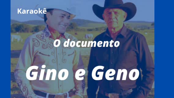 O Documento - Gino e Geno (2008) (Playback • Instrumental)