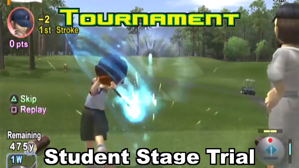 Everybodys Golf (PS2) - Student Stage Trial at Fujizakura C.C.