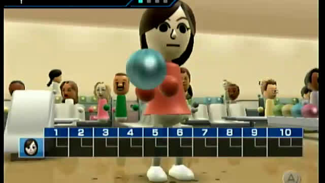 my sister beats me in wii sports then beats me in real life