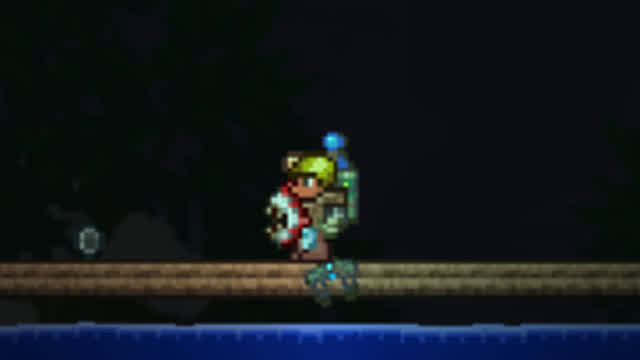 Realy cool travel glitch in terraria calamity.