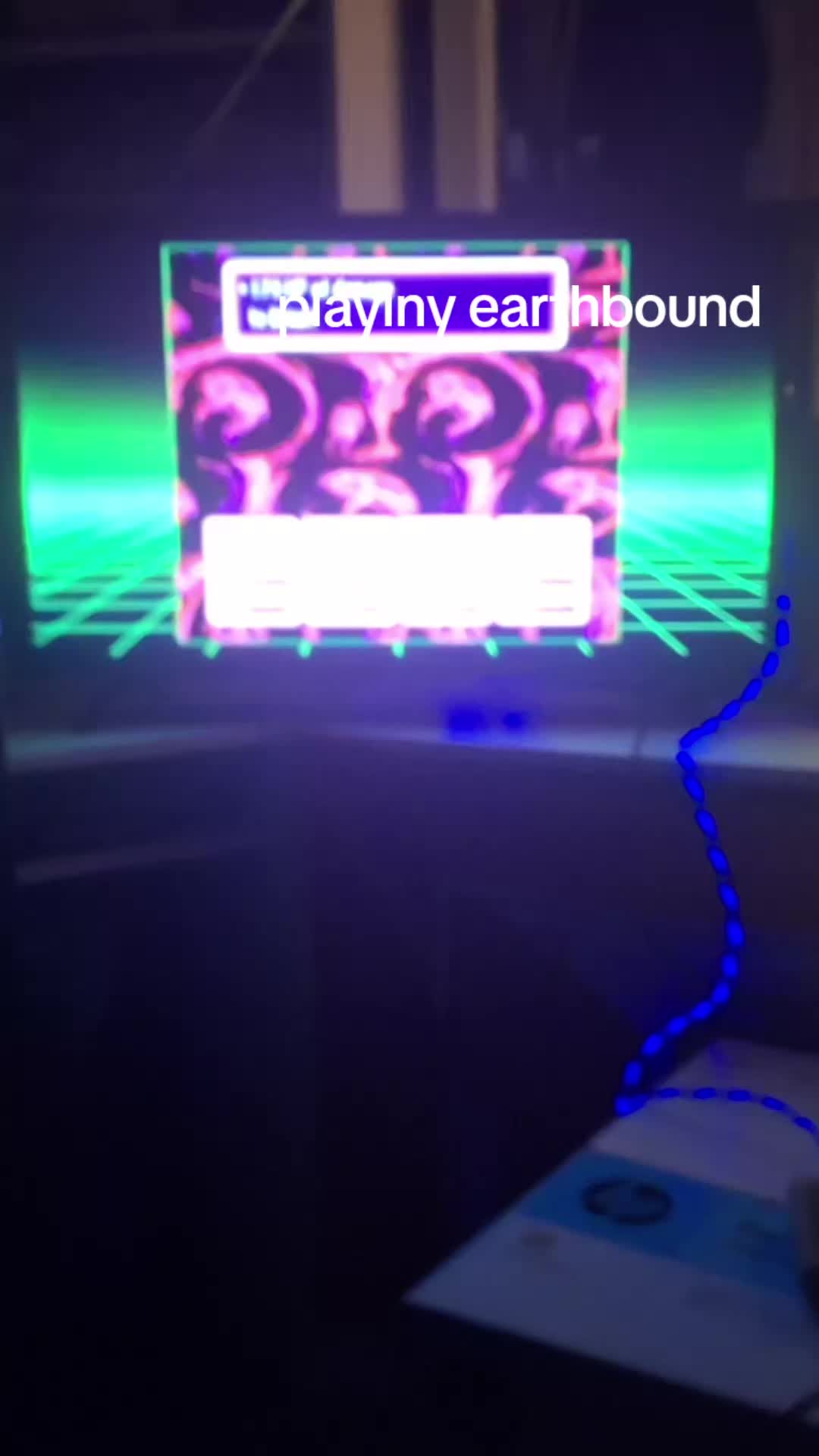 Playing Earthbound on my snes