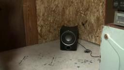 blowing up Acoustic Authority subwoofer