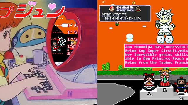 Jun Nonomiya Test Drives her Mario Kart Racing Skills Mashup Parody