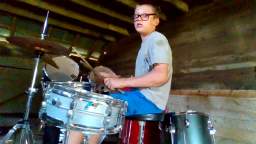 random video of me drumming, many years ago..