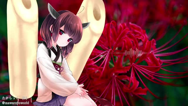 【AIきりたん】ゲーミング赤い花【オリジナル】