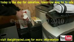 shredding 100's of Mcdonalds Monopoly 2010 game pieces