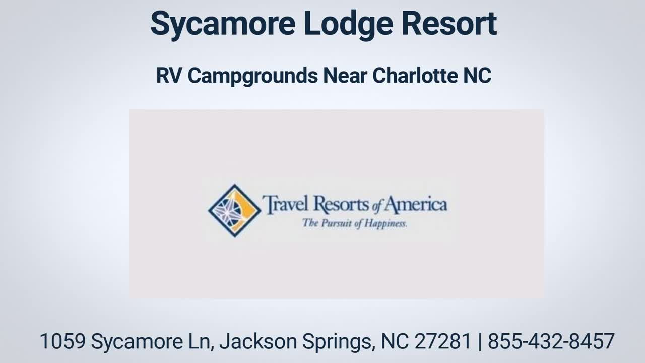 Sycamore Lodge Resort - RV Campgrounds Near in Charlotte, NC