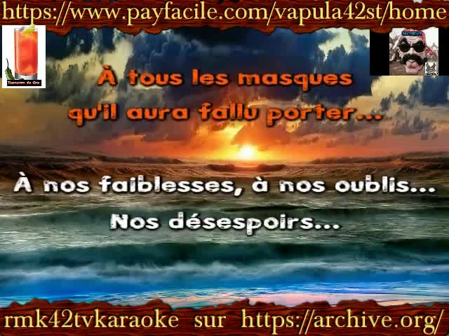À nos actes manqués - Jean jacques G karaoke 2022 rmk42tvkaraoke 