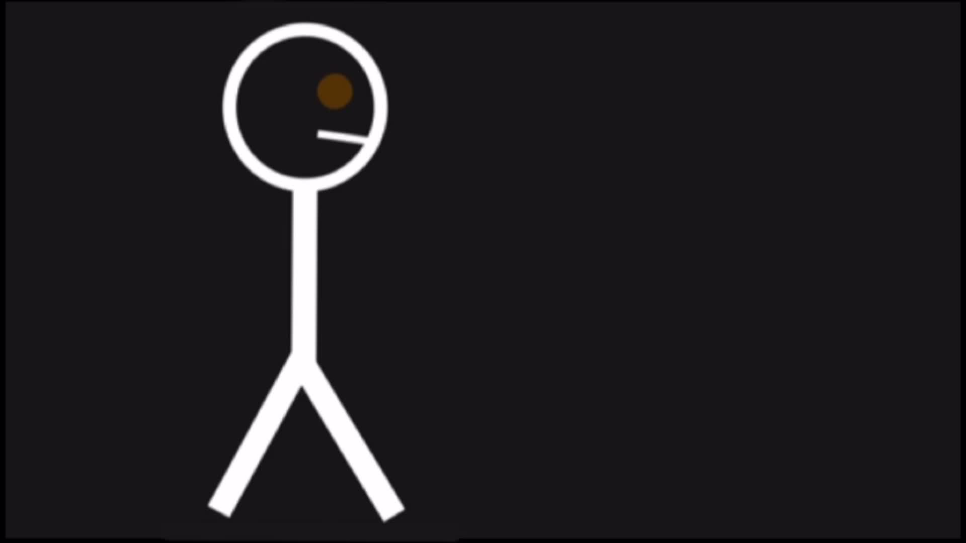 Stickman walking for about 69 seconds