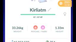 Pokémon GO-Evolving Shadow Kirlia