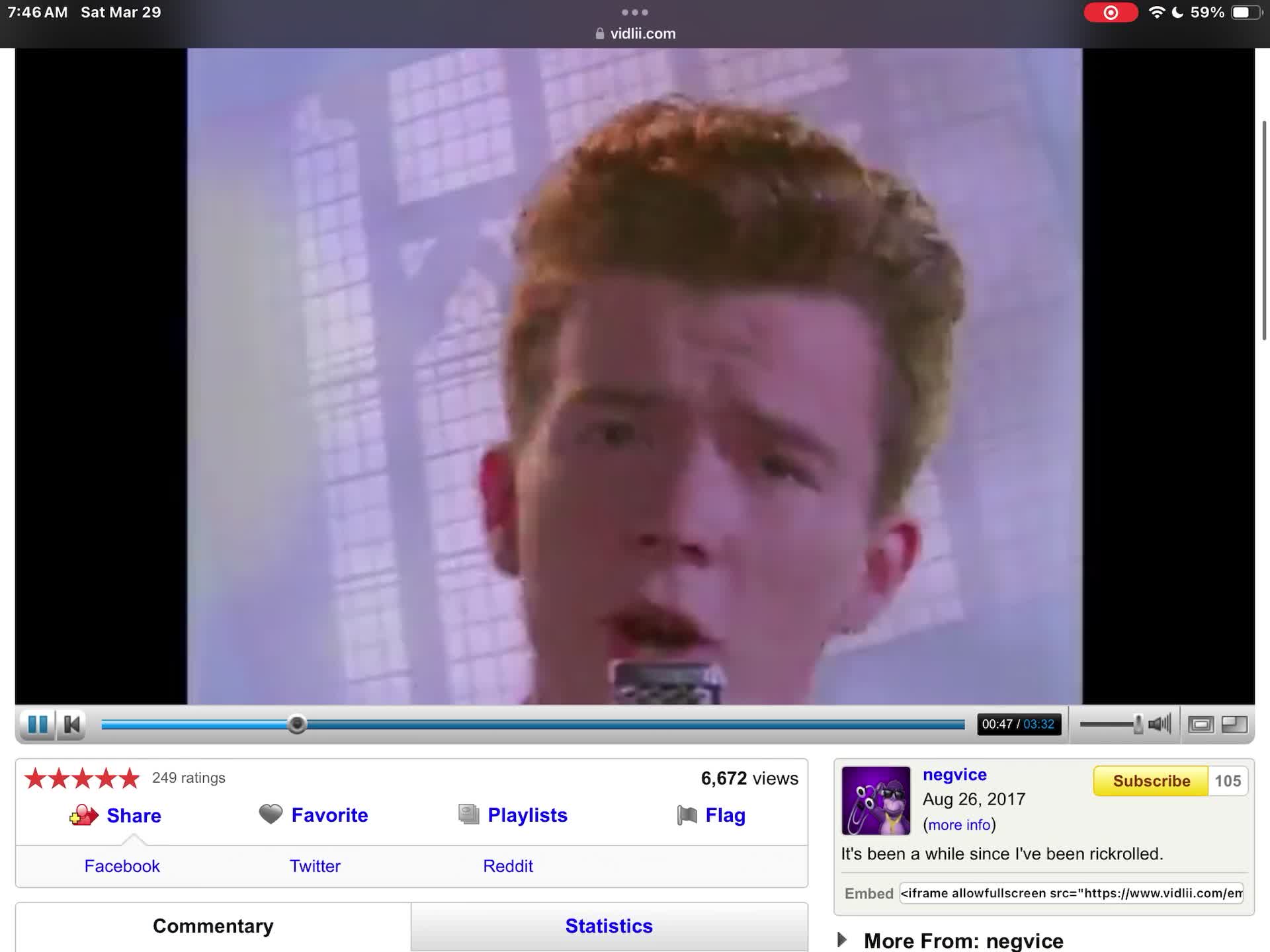 How Does This VidLii Rick Roll Have 6,000 Views!!!!