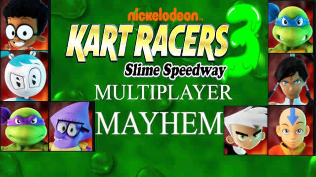 Lets Play Nickelodeon Kart Racers 3: Slime Speedway: Multiplayer Mayhem