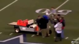 golf cart goes rogue, attacks