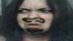 Acting crazy on webcam Acting crazy on webcam