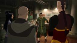 Zaheer Ends the Earth Queen -- Full Scene _ The Legend of Korra(720P_HD)