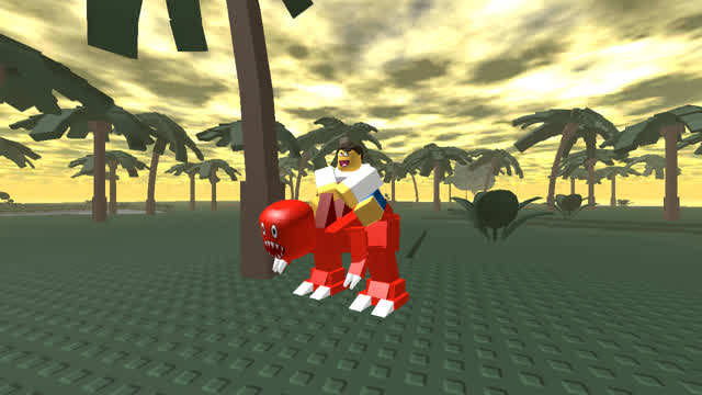 Shedlesky riding a Drakobloxxer LOL