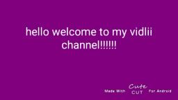 Welcome to my vidlii channel!!!
